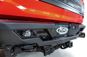 Ford Raptor Bumper - Rear - Addictive Desert Designs - Stealth Fighter - Hammer Black - `21-`23 Ford Raptor Bumper - Rear - Addictive Desert Designs - Stealth Fighter - Hammer Black - `21-`23